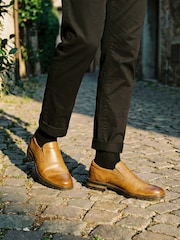 Novo Brown Nate Smart Casual Slip On Shoes - Image 1 of 4
