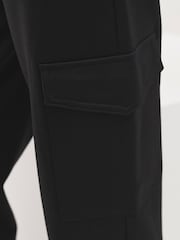 Black Ponte Utility Cargo Trousers - Image 4 of 5