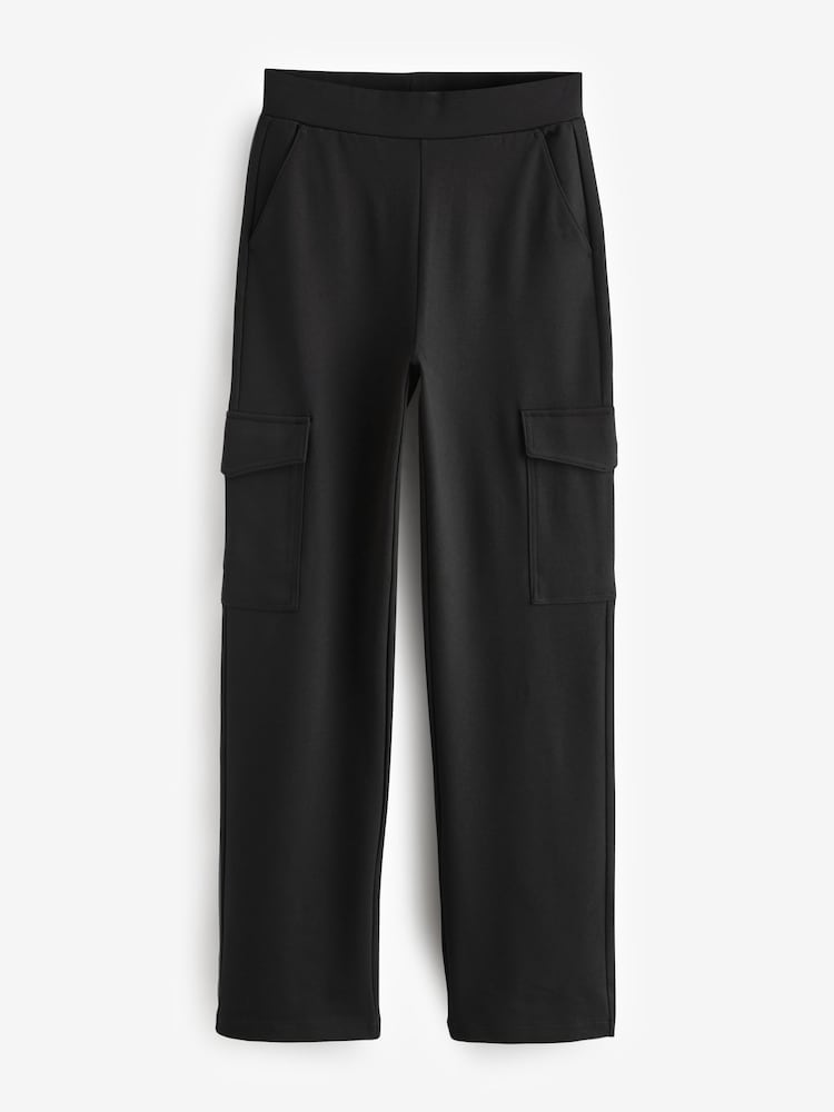 Black Ponte Utility Cargo Trousers - Image 5 of 5