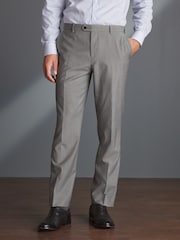 Light Grey Regular Fit Signature Tollegno Wool Suit: Trousers - Image 1 of 6
