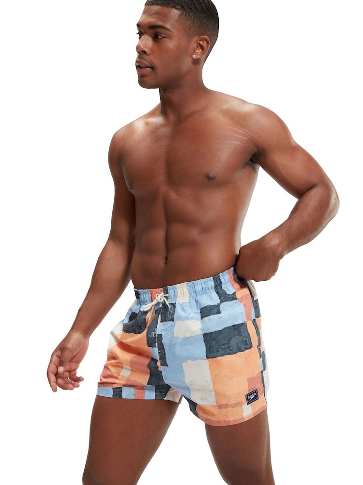 Speedo Multi Mens Digital Printed Leisure 14" Water Shorts - Image 1 of 11