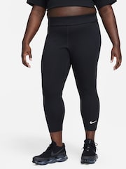 Nike Black Curve High Rise 7/8 Leggings - Image 1 of 4
