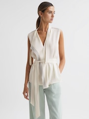 Reiss Romy Gestreiftes, ärmelloses Top - Bild 3 von 5
