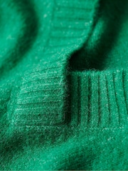 Grün - Superdry Oversize-Pullover mit V-Ausschnitt - Bild 6 von 6