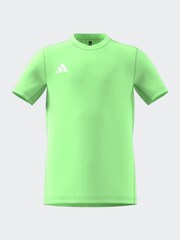 adidas Light Green Essentials 3-Stripes Cotton T-Shirt - Image 1 of 6