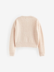Pink Ballet Style Wrap Front Tie Jumper (3-16yrs) - Image 7 of 9