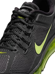 Nike Black/Green Air Max 2013 Trainers - Image 10 of 10