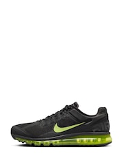 Nike Black/Green Air Max 2013 Trainers - Image 2 of 10