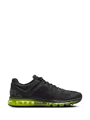 Nike Black/Green Air Max 2013 Trainers - Image 3 of 10