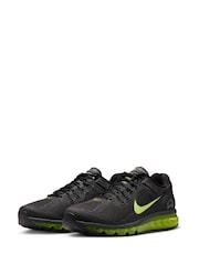 Nike Black/Green Air Max 2013 Trainers - Image 5 of 10