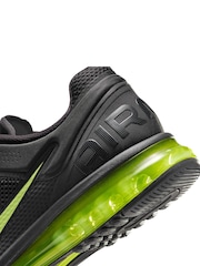 Nike Black/Green Air Max 2013 Trainers - Image 9 of 10