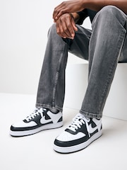 Nike Panda Court Vision Low Trainers - Image 1 of 10