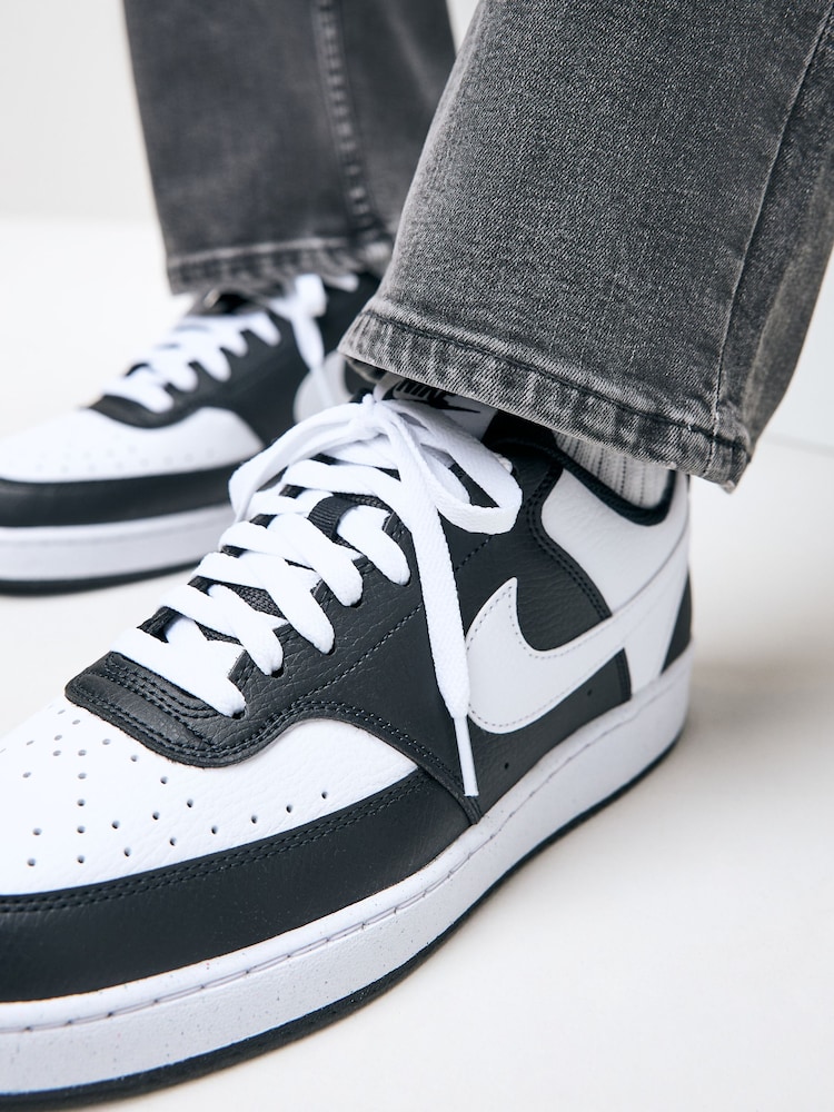 Nike Panda Court Vision Low Trainers - Image 2 of 10