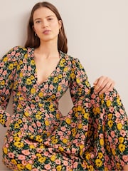 Boden Green Blouson Sleeve Maxi Tea Dress - Image 5 of 9