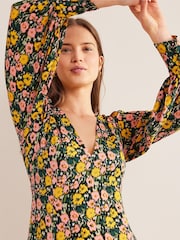 Boden Green Blouson Sleeve Maxi Tea Dress - Image 6 of 9