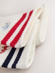 Ski Embroidered Icons - Sportinės kojinės su pagalvėlės padu ir briaunotu kulkšnies įtvaru 3 pakuotė - 6 paveikslėlis iš 6