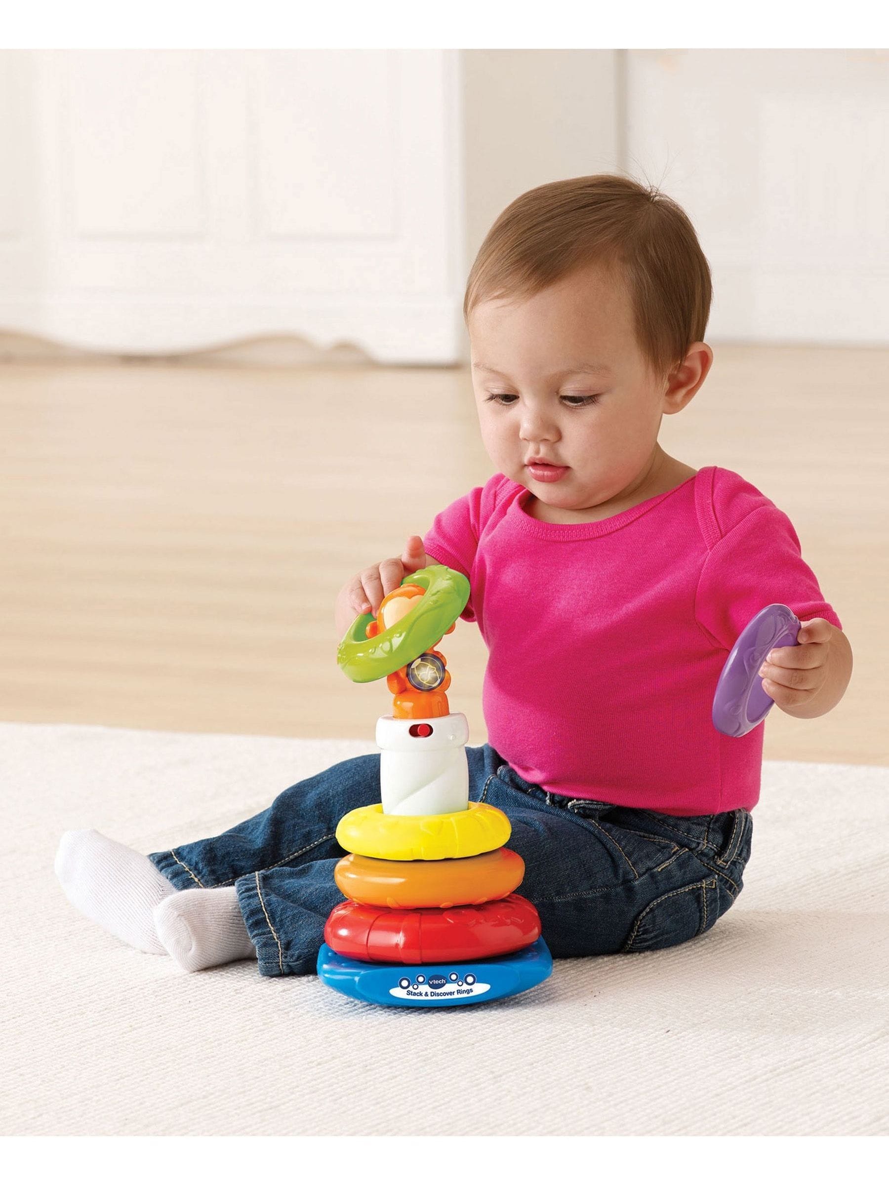 Buy VTech Baby Stack And Discover Rings 166303 from the Next UK online shop