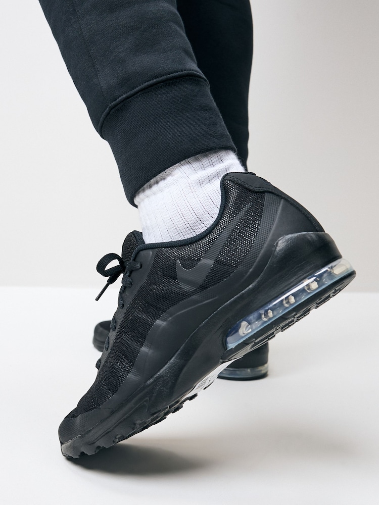 Nike Black Air Max Invigor Trainers - Image 1 of 8