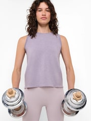 Sweaty Betty Purple Athlete Seamless Featherweight Loose Vest - Image 1 of 6
