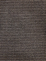 Taupe Brown Regular Fit Trimmed Check Suit Waistcoat - Image 8 of 8