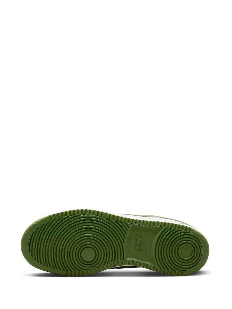 Blanc/jaune citron - Baskets basses Nike Court Vision - Image 8 of 10