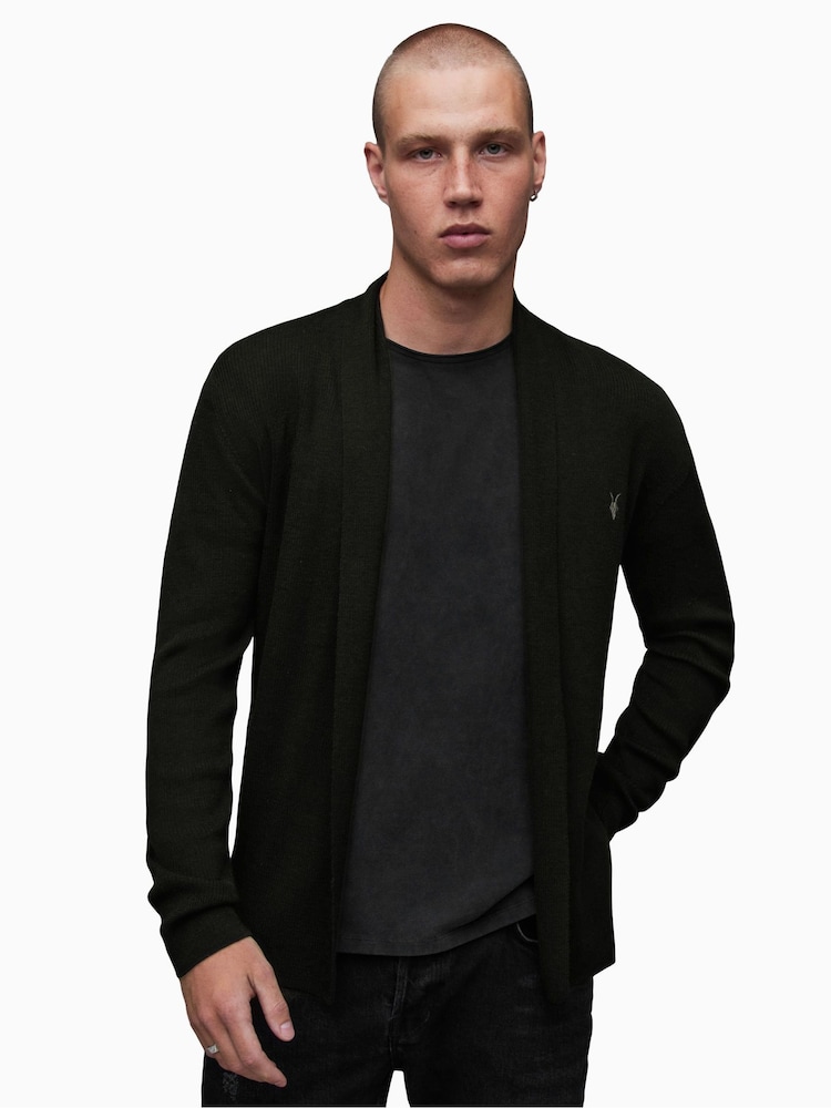 سترة كارديغان مفتوحة صوف ميرينو Mode من Allsaints - صورة 1 من 5
