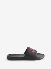 Nike Black/Red Victori One Sliders - Image 1 of 8