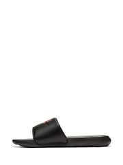 Nike Black/Red Victori One Sliders - Image 3 of 8