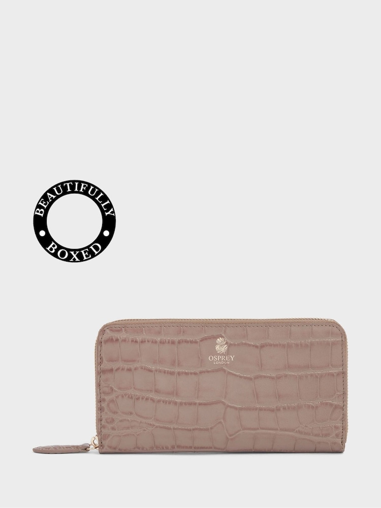 OSPREY LONDON Wentworth Italian Leather Large Zip Purse - Image 2 of 5