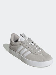 adidas Grey/White VL Court 3.0 Trainers - Image 4 of 9