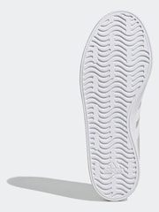 adidas Grey/White VL Court 3.0 Trainers - Image 7 of 9