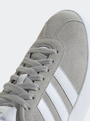 adidas Grey/White VL Court 3.0 Trainers - Image 8 of 9