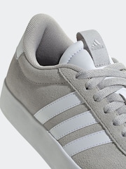 adidas Grey/White VL Court 3.0 Trainers - Image 9 of 9