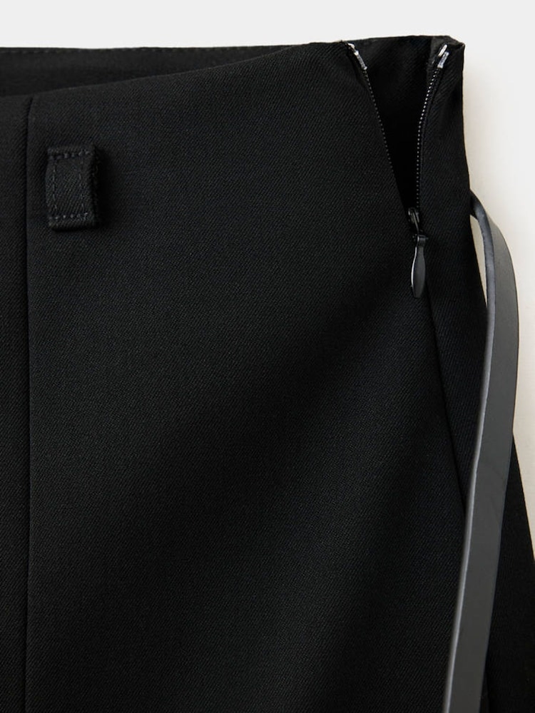 Mango Black Sleek Barrel Trousers - Image 7 of 7