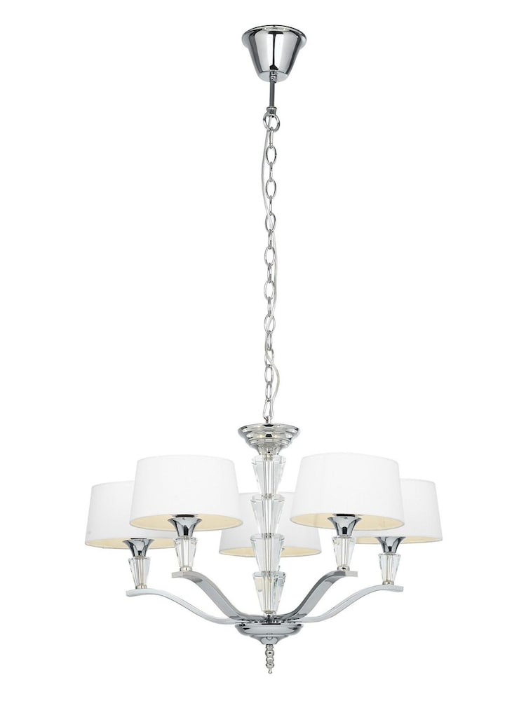 Gallery Home Chrome Kelowna Pendant Ceiling Light - Image 1 of 1