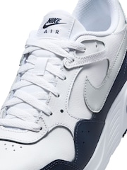 Nike White Grey Air Max SC Leather Trainers - Image 6 of 8