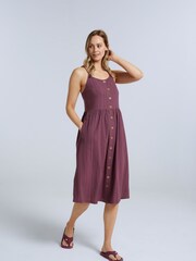 Animal Womens Red Amelia Organic Dress - Image 1 of 9