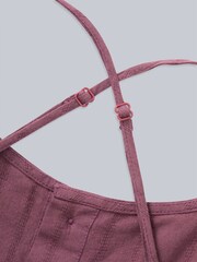 Animal Womens Red Amelia Organic Dress - Image 9 of 9