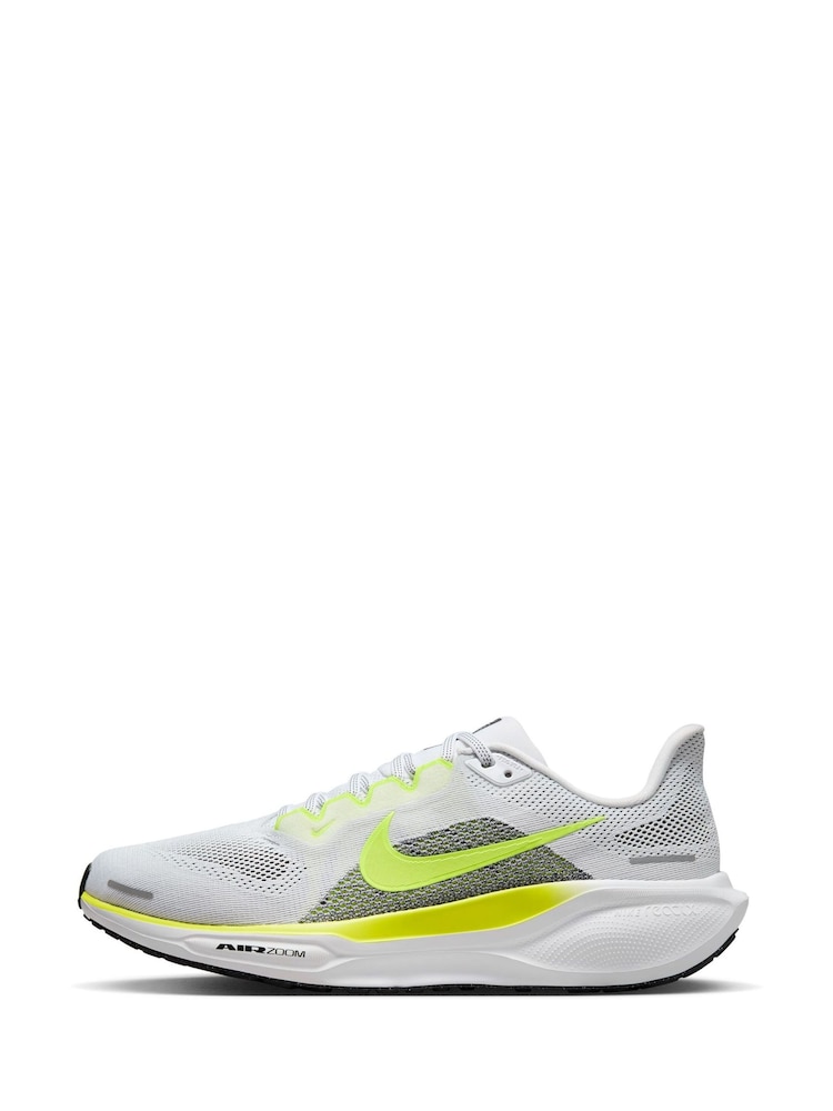 Белый/желтый - кроссовки для бега Nike Pegasus 41 Road - Изображение 2 из 9