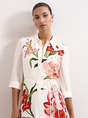 Phase Eight Cream Anabella Shirt Dress - Image 4 of 7