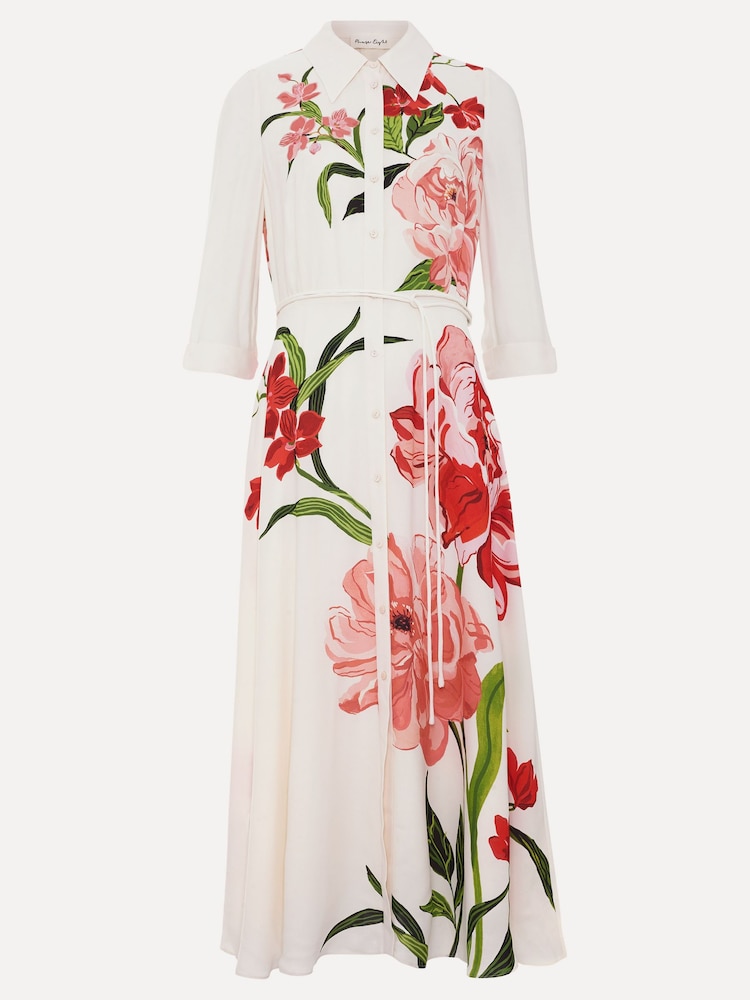 Phase Eight Cream Anabella Shirt Dress - Image 7 of 7 Phase Eight Cream Anabella Shirt Dress - Image 7 of 7