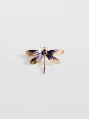 Mango Gold Tone Vintage Dragonfly Brooch - Image 1 of 3