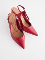 Red Regular/Wide Fit Forever Comfort® With Motionflex Hardware Point Toe Heels - Image 8 of 11