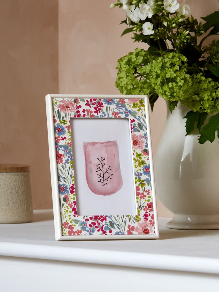 Multicolour Floral Photo Frame - Image 1 of 5