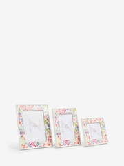 Multicolour Floral Photo Frame - Image 4 of 5