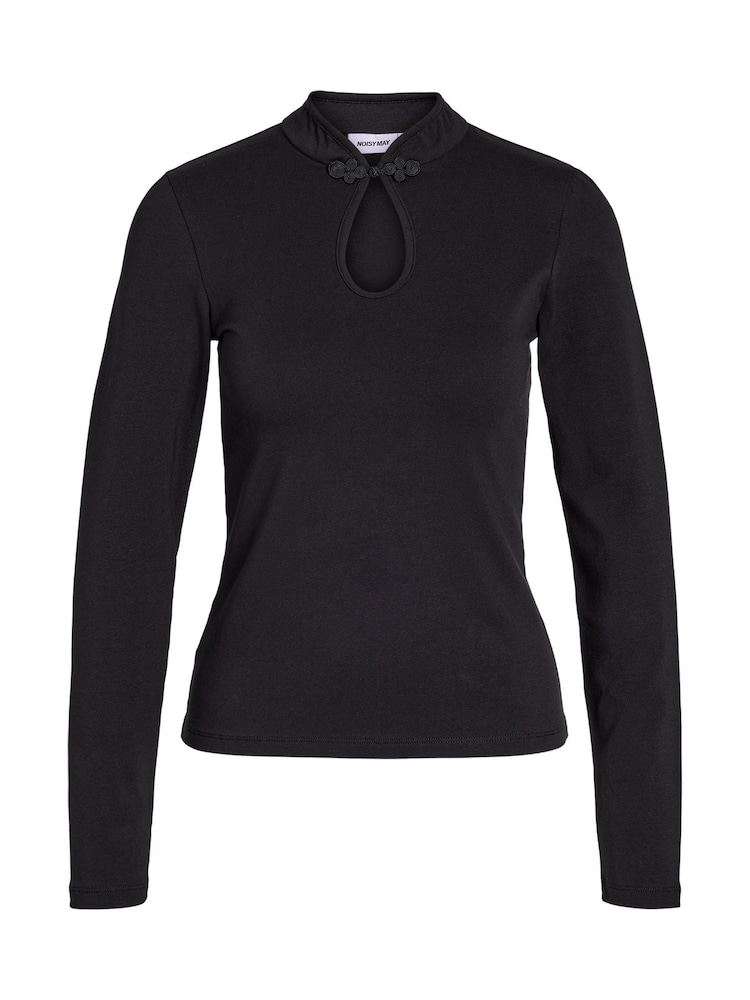 NOISY MAY Mandarin Collar Top - Bild 1 von 1