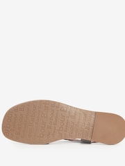 Barbour® Brown Vivienne Leather Sandals - Image 8 of 8