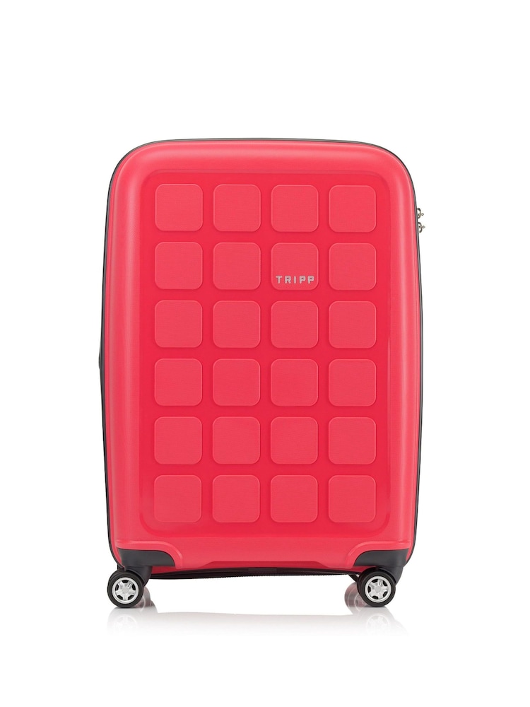 Tripp Pink Holiday 7 Medium 4 Wheel Expandable 65cm Suitcase - Image 1 of 5