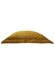 Riva Paoletti Gold Palmeria Quilted Polyester Filled Cushion - Image 4 of 5