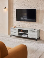 Grey Bronx Up to 65 inch Oak Effect TV Unit - Image 1 of 1